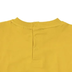 Set due pezzi t-shirt + shorts bimbo grigio/giallo