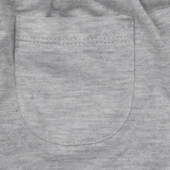 Set due pezzi t-shirt + shorts bimbo grigio/giallo