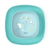 Set piatto piano e ciotola 12m+ azzurro – chicco
