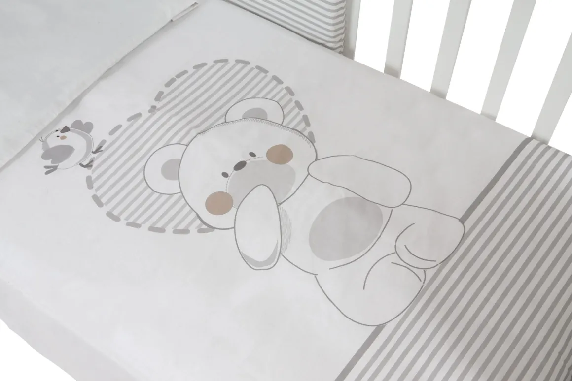 Set 4pz letto orso giordani