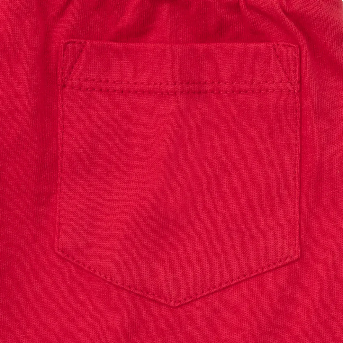 Short basic bimbo rosso
