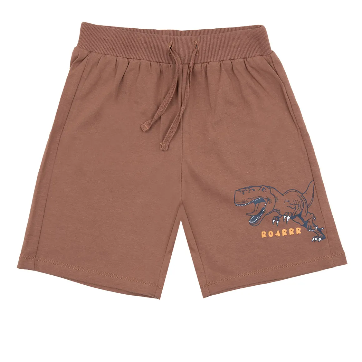 Short bimbo jersey marrone