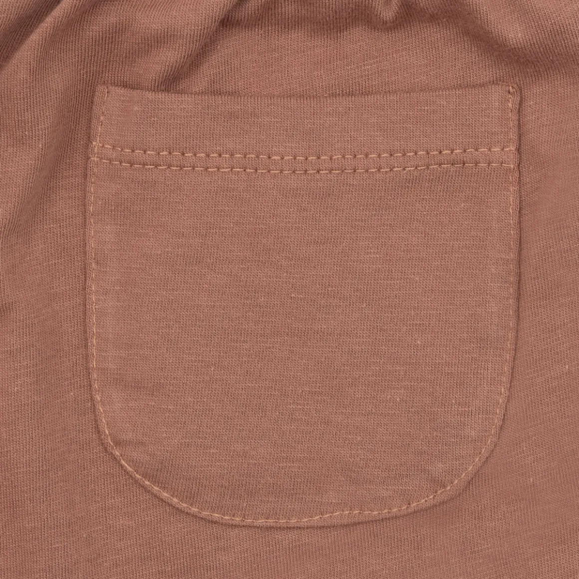 Short bimbo jersey marrone