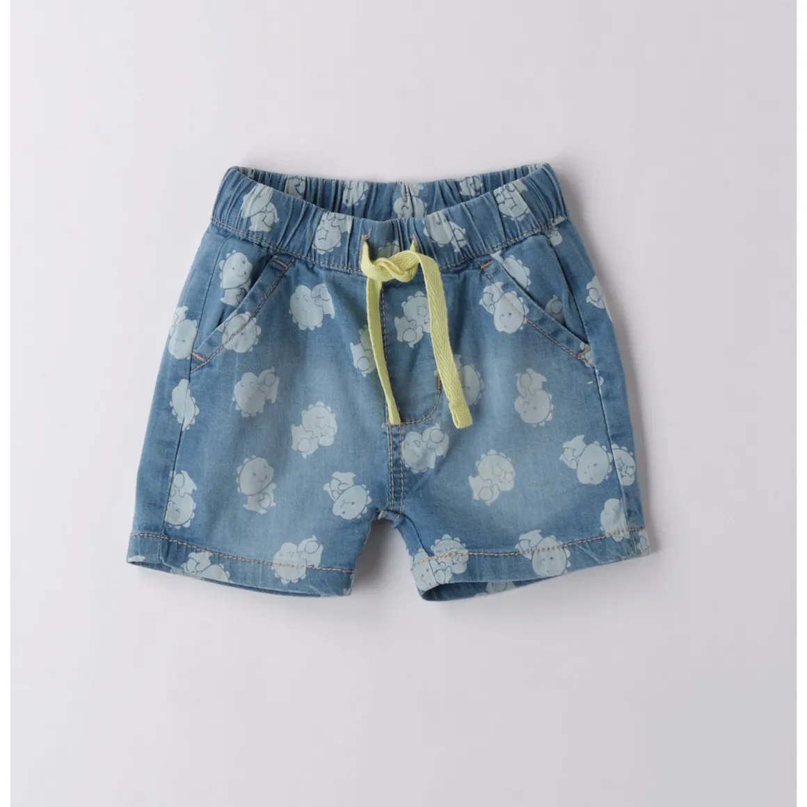 Short chambray fantasia dino