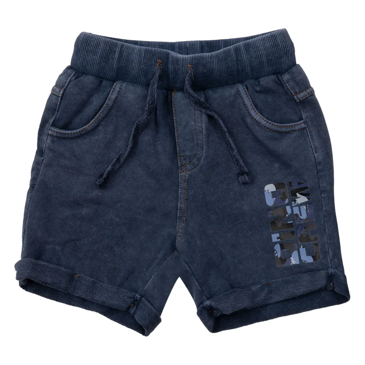 Short finto denim bimbo