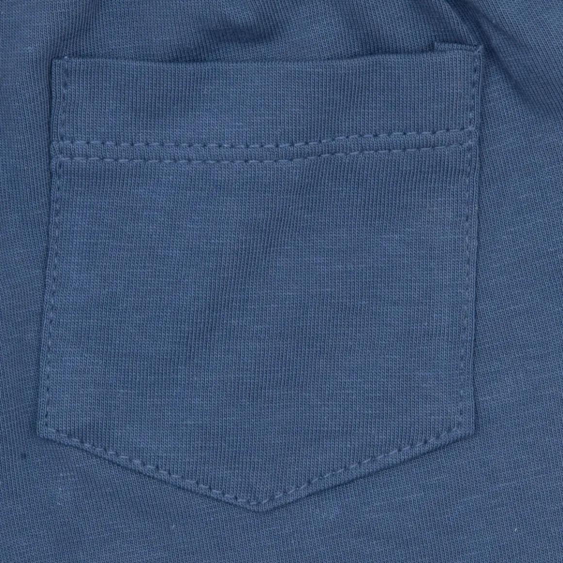 Short jersey bimbo blu scuro stampato