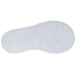 Sneaker bimbo con doppio strappo