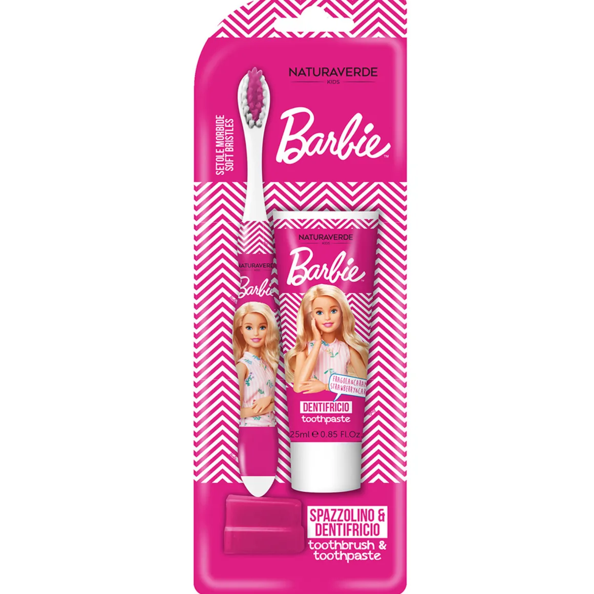 Sodico barbie oral set (dentifricio 25ml + spazzolino)