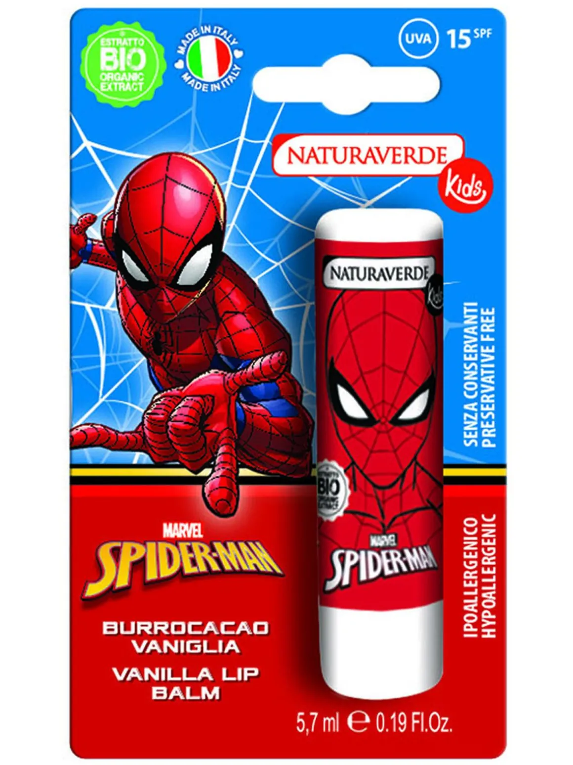 Sodico spiderman burrocacao vaniglia 5,7ml