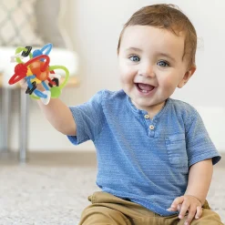 Sonaglio e massaggiagengive colorato – infantino