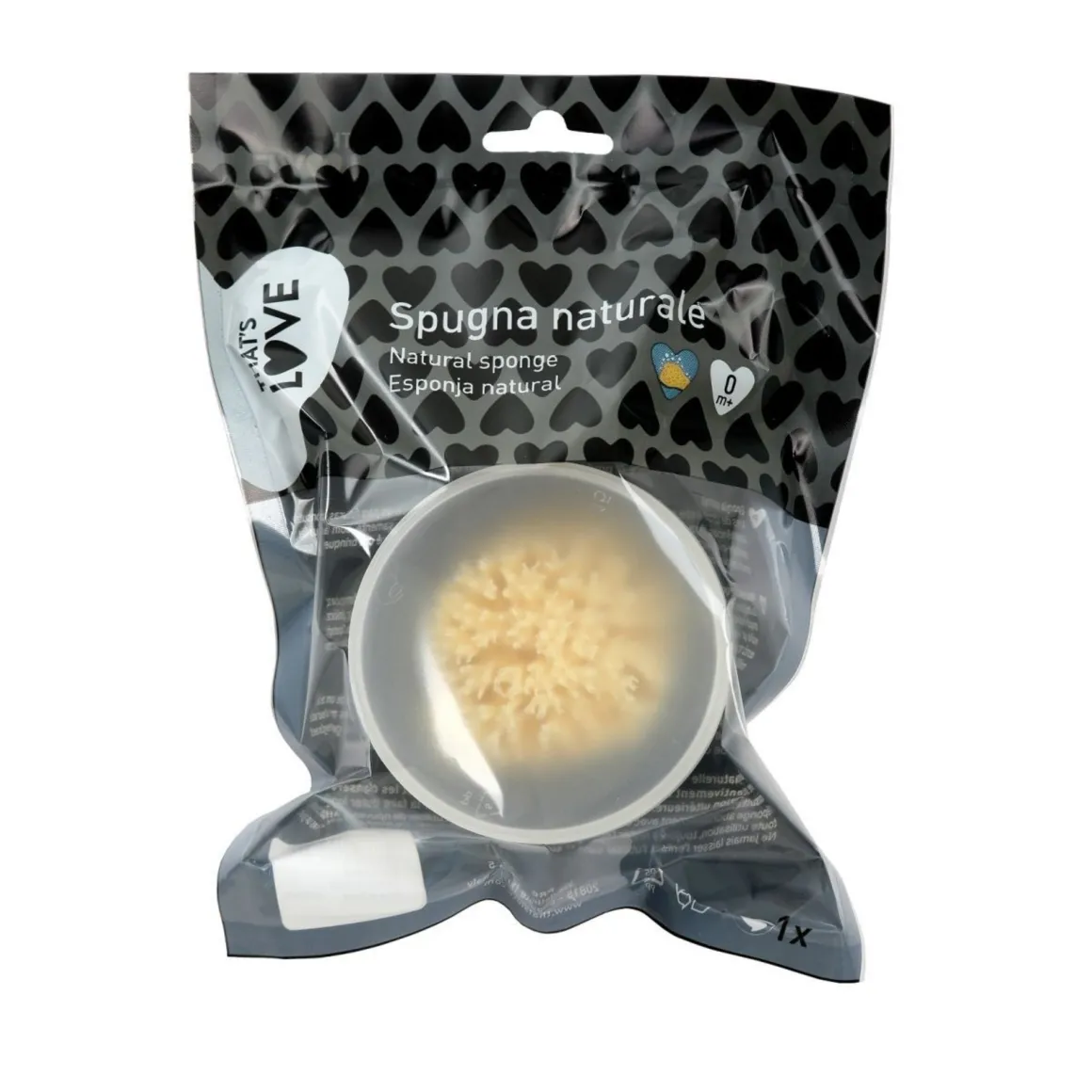 Spugna naturale con contenitore – that’s love