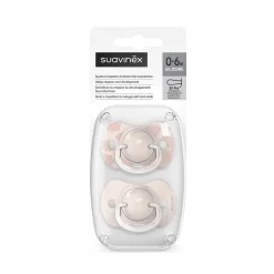 Suavinex-dreams succhietto sil 0/6 sx pro 2pz rosa chiaro