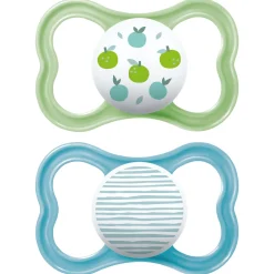 Succhietti air 16+ caucciù bio-circolare conf. doppia verde/blu – mam