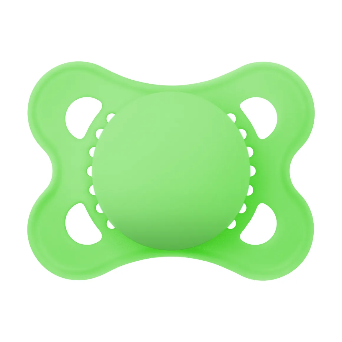 Succhietti original 2-6m caucciù bio-circolare conf. doppia verde/beige – mam