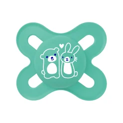 Succhietti original start 0-2m silicone bio-circolare conf. doppia azzurro/grigio – mam