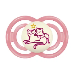 Succhietti perfect night 6+m silicone bio-circolare conf. singola rosa – mam