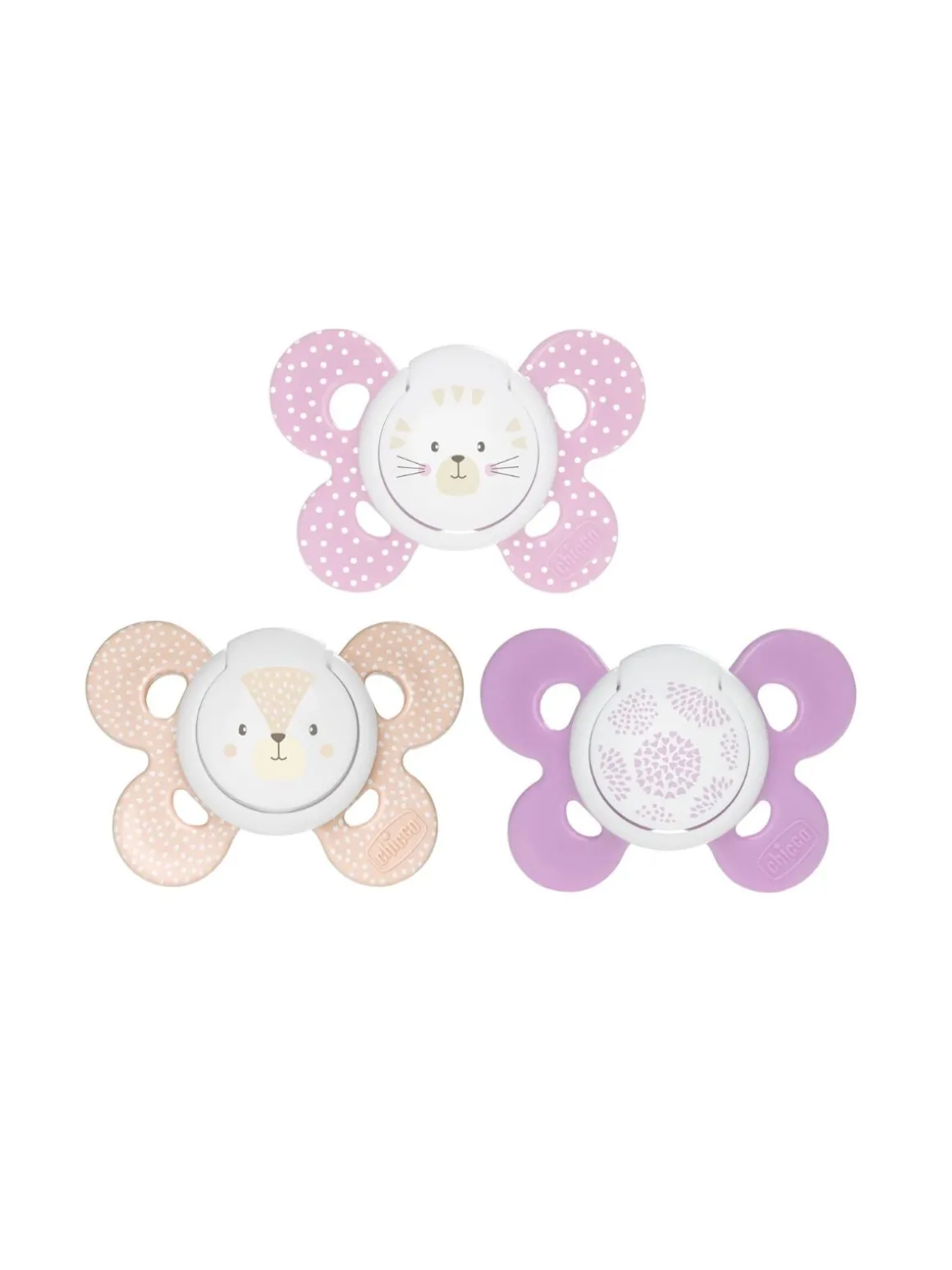 Succhietto comfort girl 6-16 mesi 2 pz colori assortiti