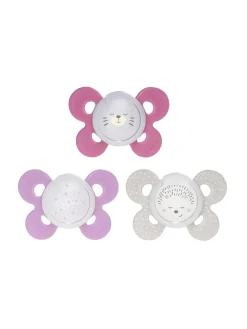 Succhietto comfort night girl silicone 16-36 mesi 2 pz
