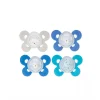Succhietto comfort night boy silicone 16-36 mesi 2 pz