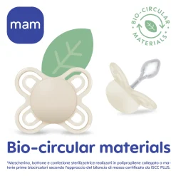 Succhietto perfect start 0-2m silicone bio-circolare conf.singola colori assortiti rosa e panna – mam