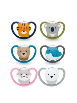 Succhietto space silicone 18-36 m colori assortiti