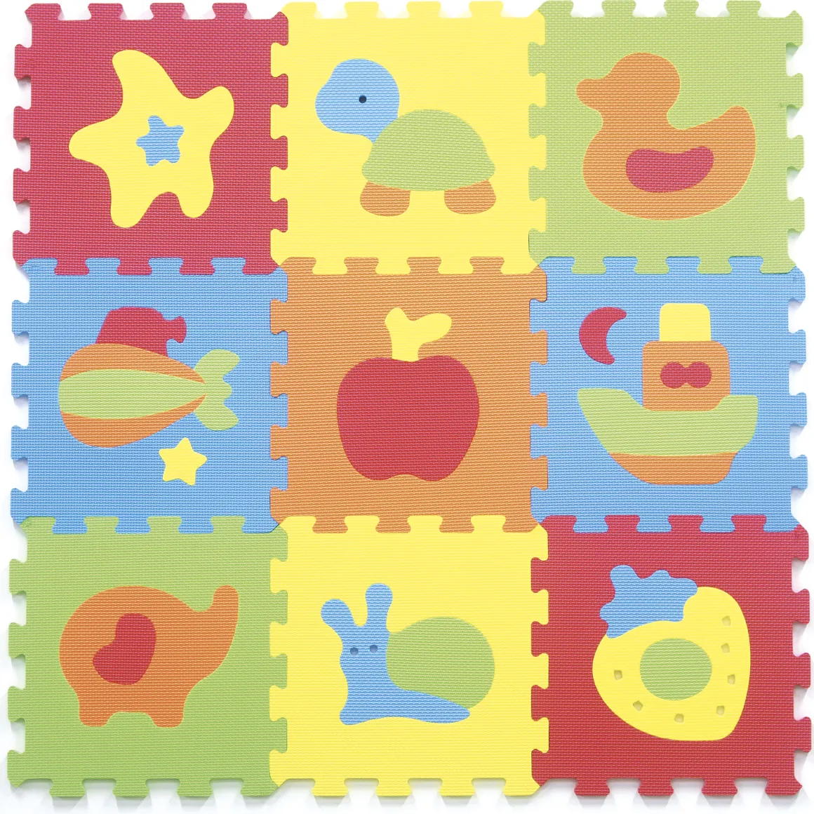 Tappeto puzzle animali 9pcs