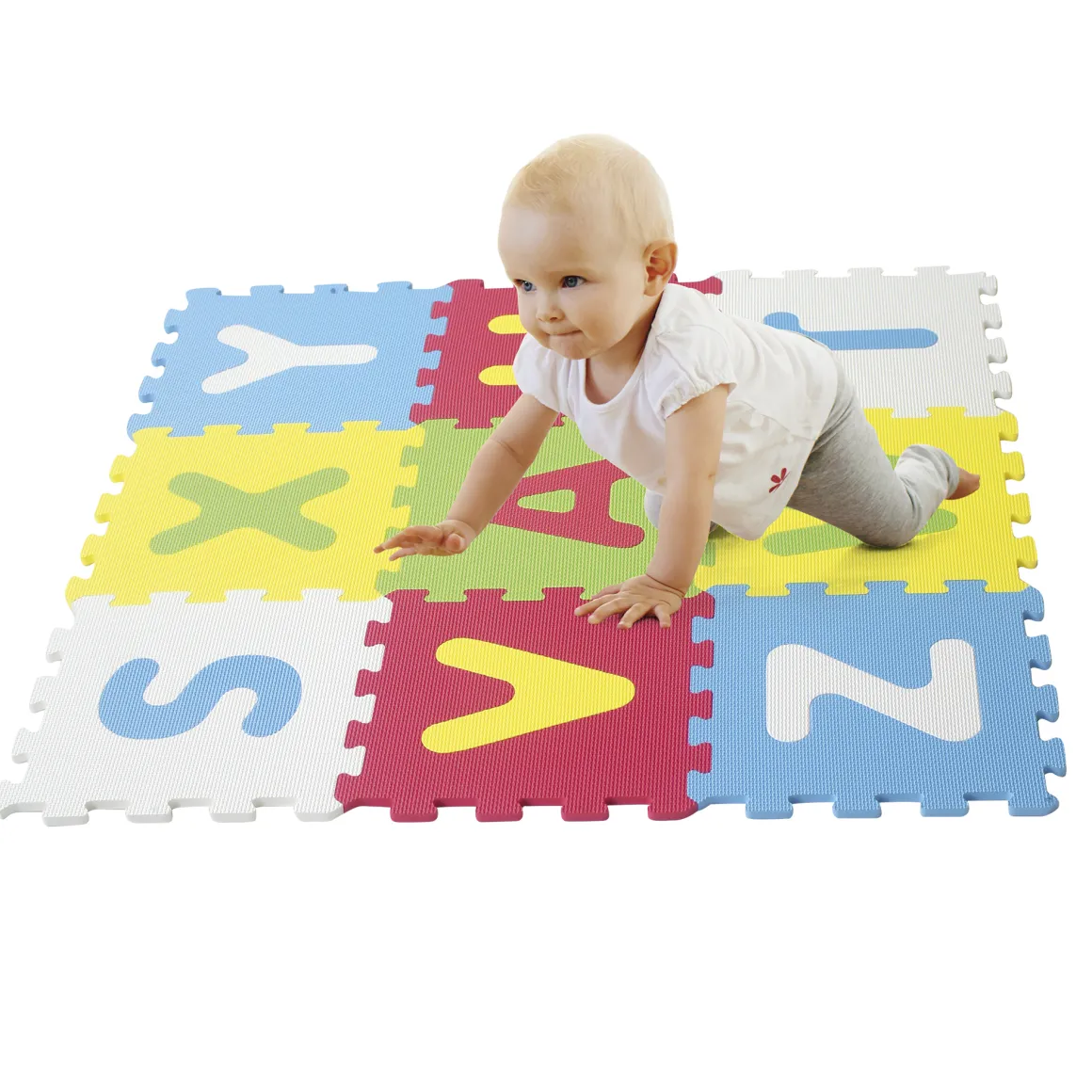 Tappeto puzzle lettere 9pz