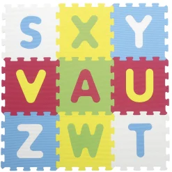 Tappeto puzzle lettere 9pz