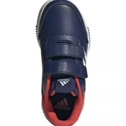 Tensaur sport blu bande bianche tocco rosso – adidas