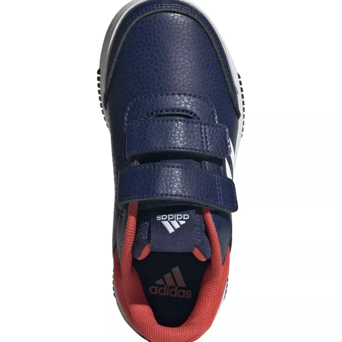 Tensaur sport blu bande bianche tocco rosso – adidas