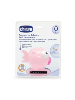 Termometro da bagno pesce palla rosa