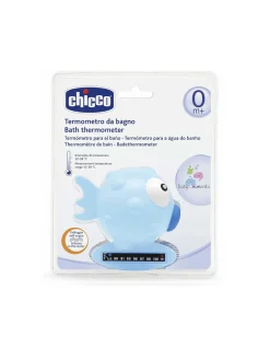 Termometro da bagno pesce palla azzurro
