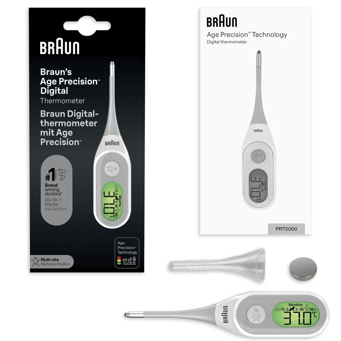 Termometro digitale prt2000 – braun