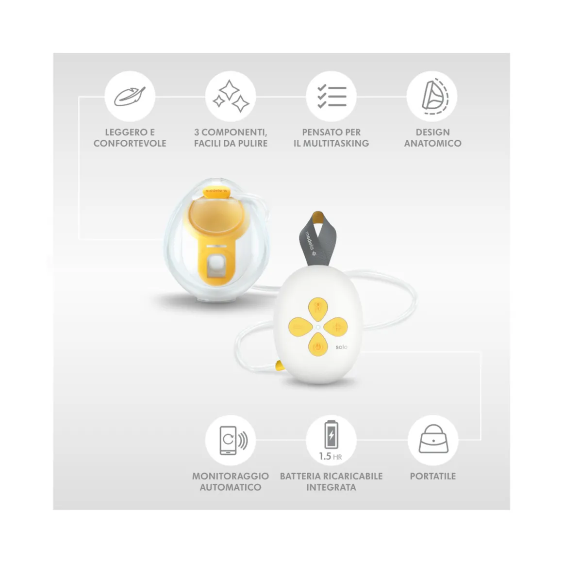 Tiralatte solo handsfree – medela