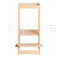 Torre montessoriana bamboo naturale – italbaby