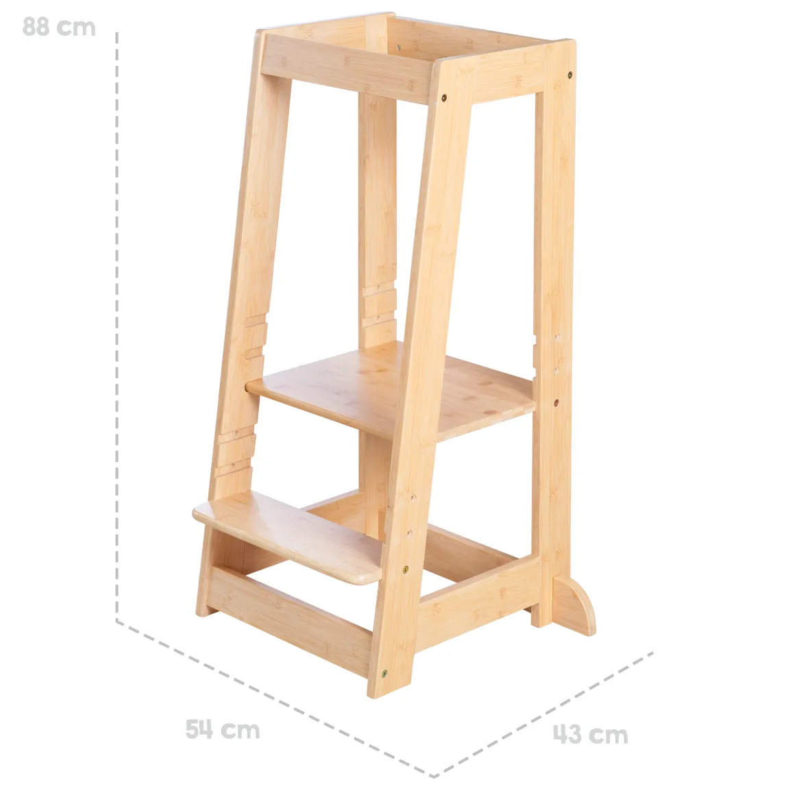 Torre montessoriana bamboo naturale – italbaby