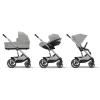 Trio balios s lux slv stone grey nav cots cloudg pls stone grey+adatt. – cybex