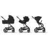 Trio balios s lux blk moon black nav cots cloudg pls blk+adatt. – cybex