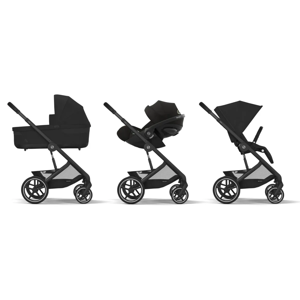 Trio balios s lux blk moon black nav cots cloudg pls blk+adatt. – cybex