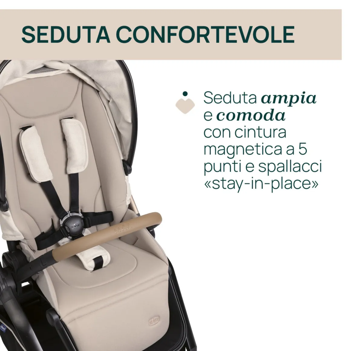 Trio mysa flexi first seat recline (con lullaglide) – chicco