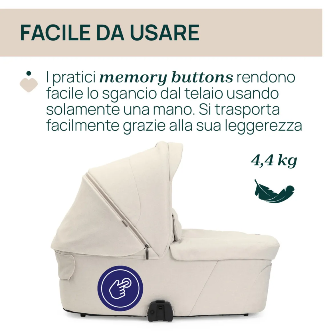 Trio mysa flexi first seat recline (con lullaglide) – chicco