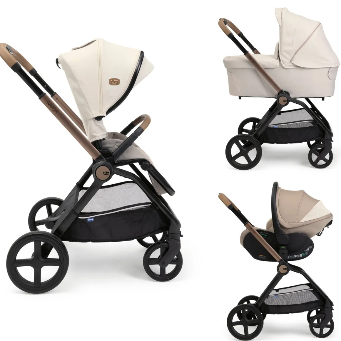 Trio mysa gran comfort con first seat recline con lullaglide – chicco
