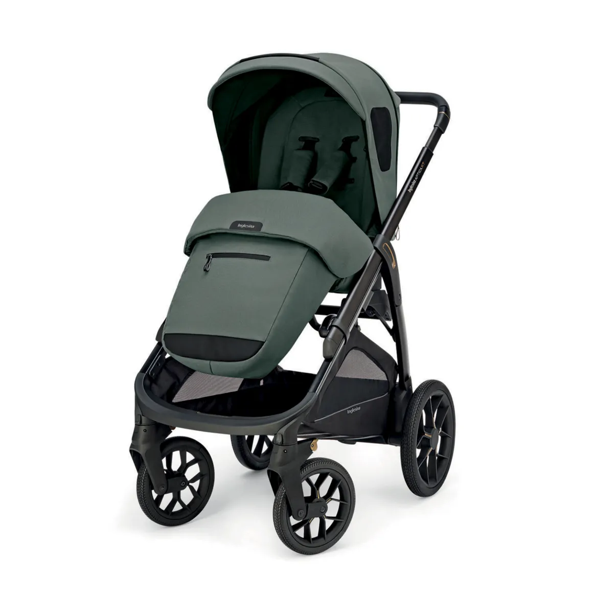 Trio system4 aptica xt darwin taiga green + t. nero – inglesina
