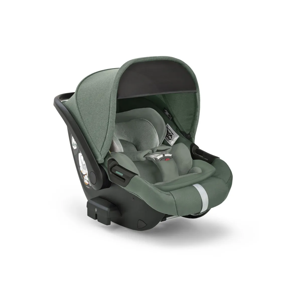 Trio system4 electa darwin recline – murray green + telaio total black – inglesina