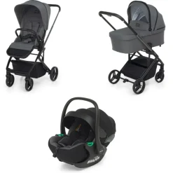 Trio tictoc stone + seggiolino rek black+ adattatore – foppapedretti