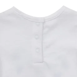 T-shirt bimba bianca stampata