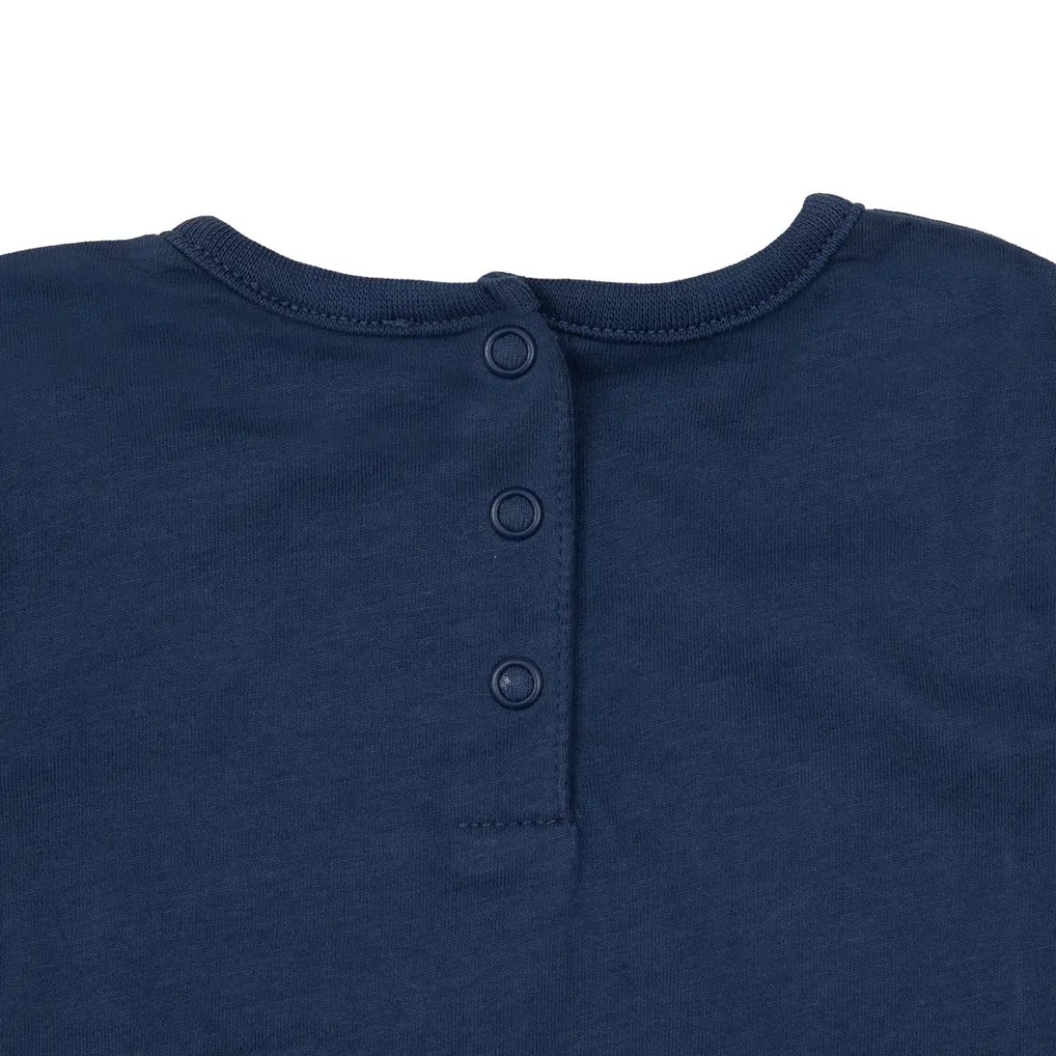 T-shirt blu bimba con stampa