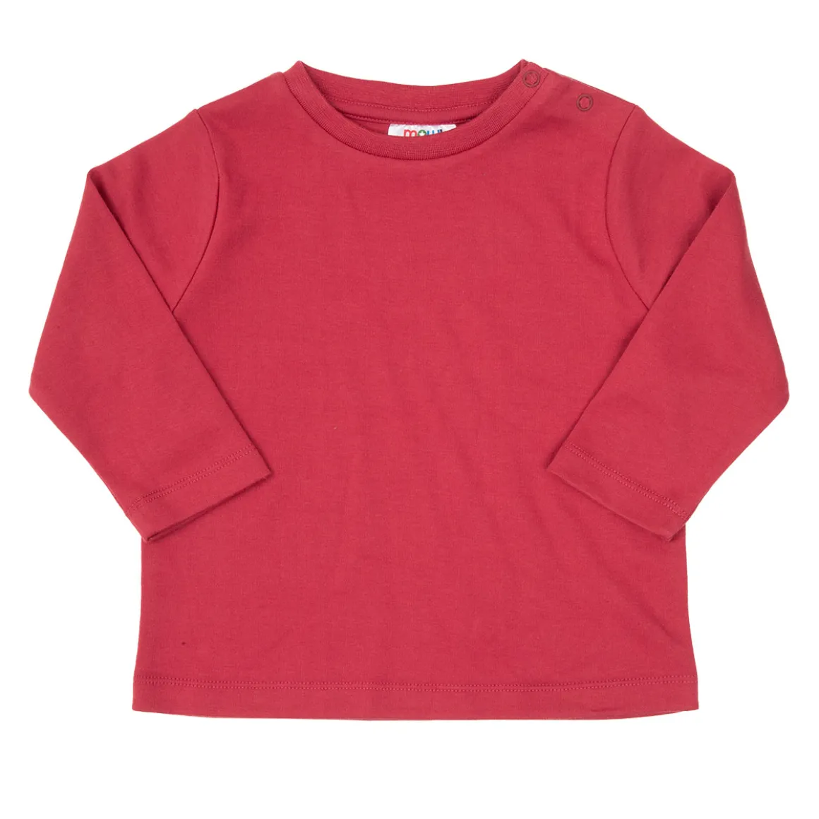 T-shirt maniche lunghe bimbo bordeaux