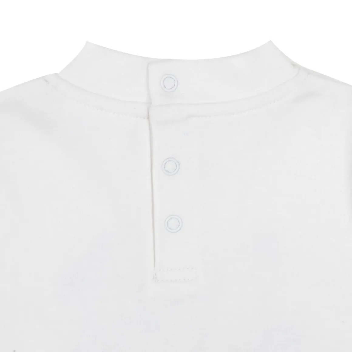 T-shirt maniche lunghe bimbo panna stampata