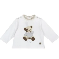 T.shirt m/l panna con orso – chicco